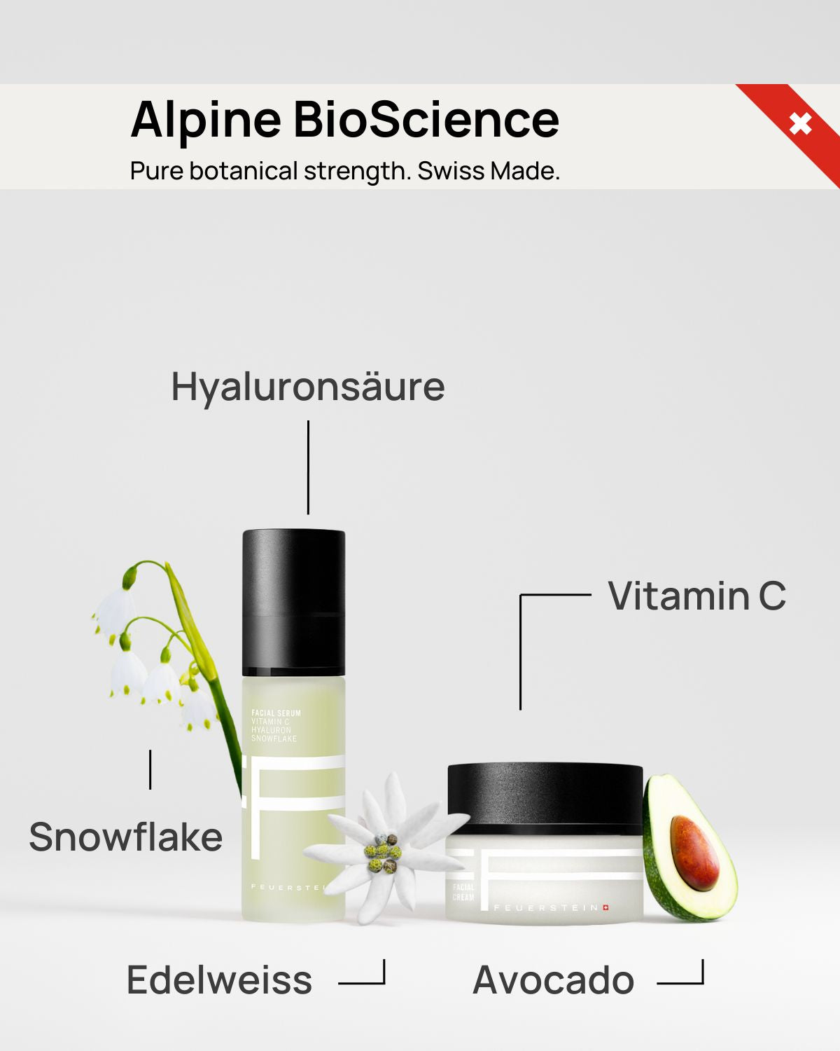 Coffret anti-âge à partir de 40 ans - sérum & crème pour le visage