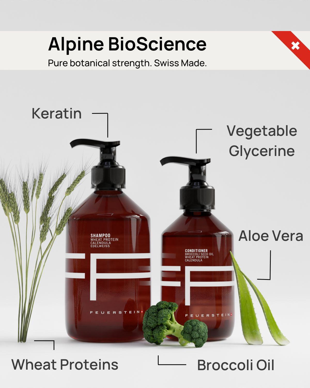 Hair Care Duet - Shampooing 500ml & Après-shampooing 250ml